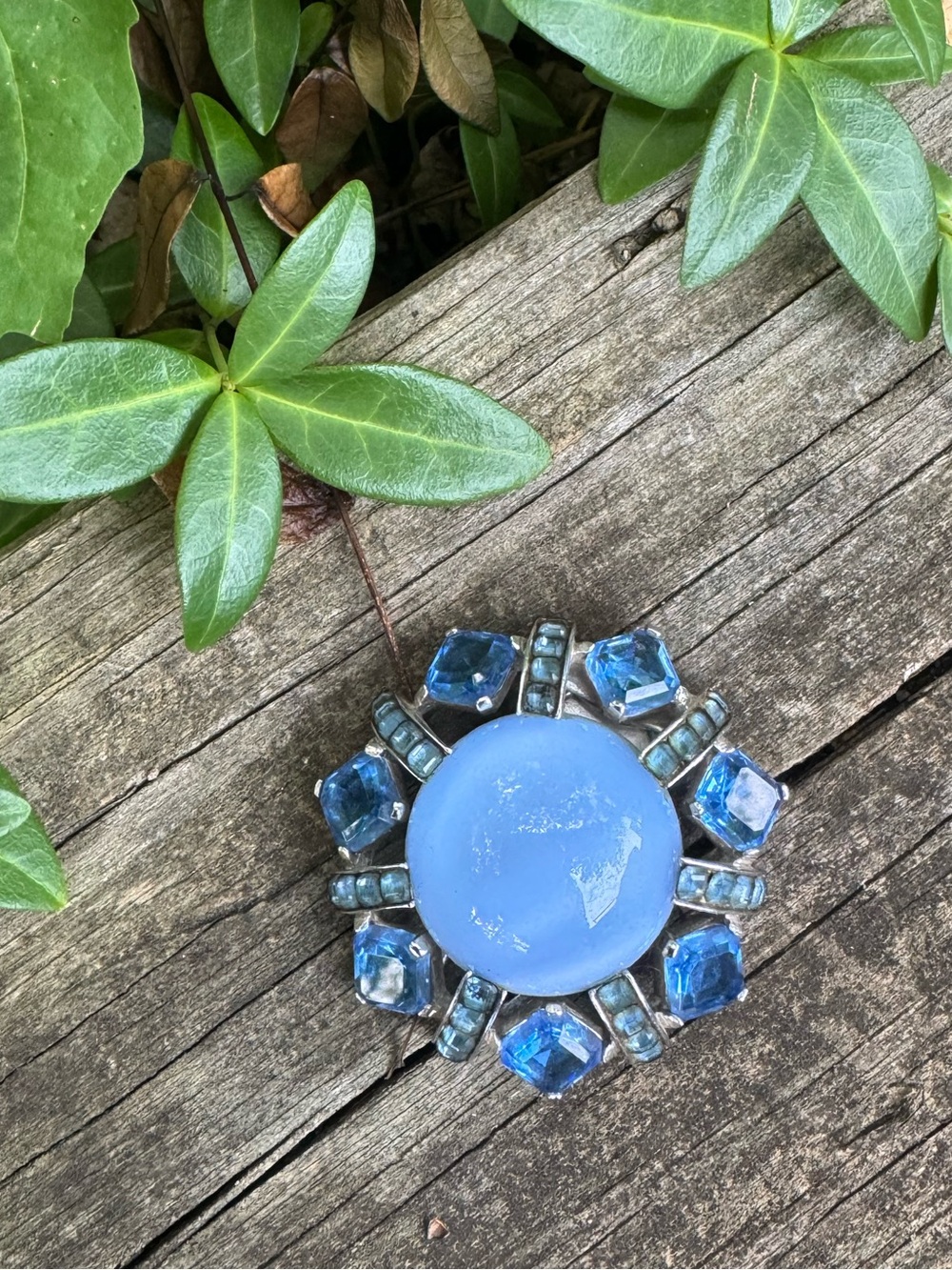 Vintage Marcel Boucher Blue Fur Clip